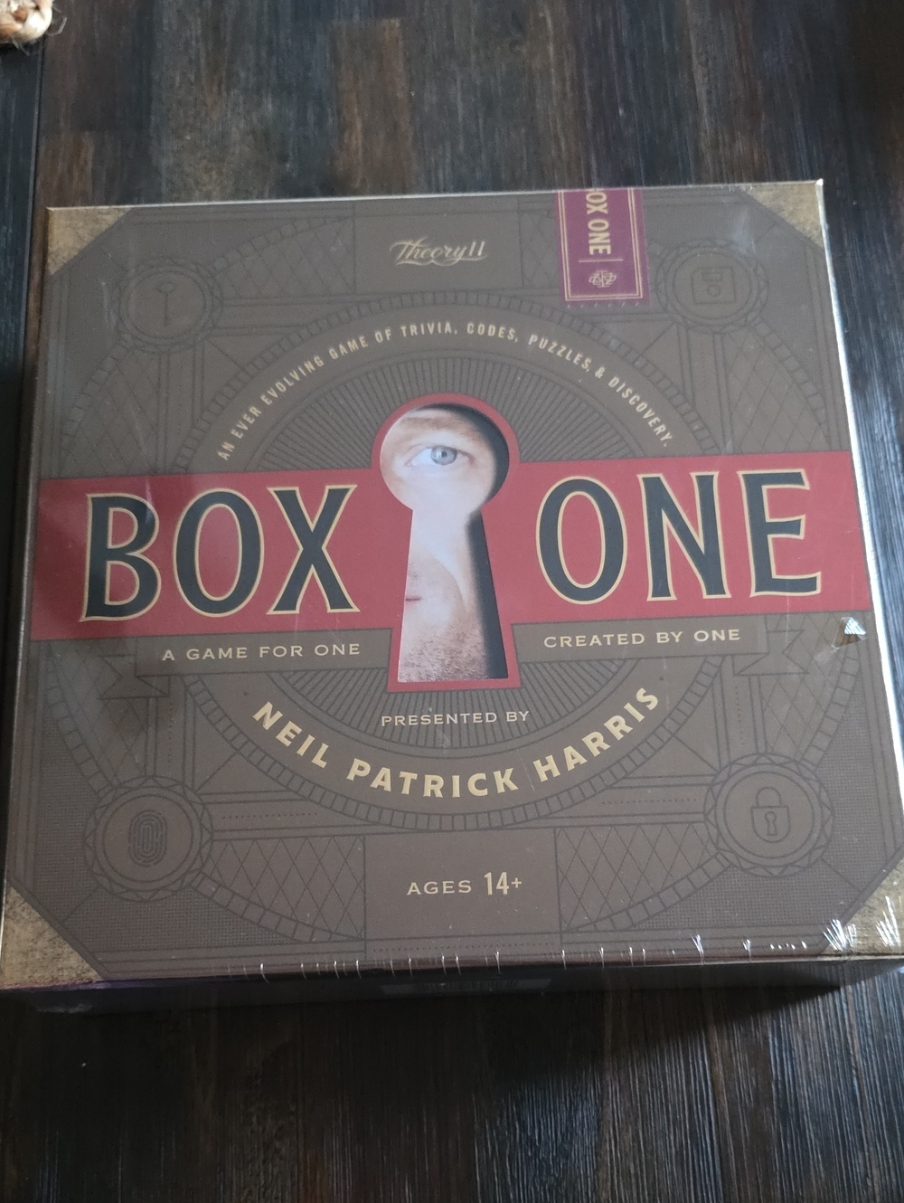 New- Box One Board Game by Neil Patrick Harris - Brown & Red